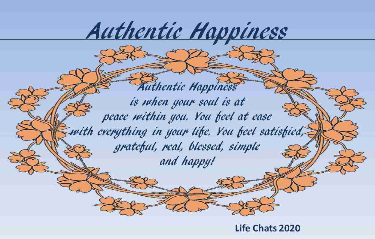 Authentic Happiness