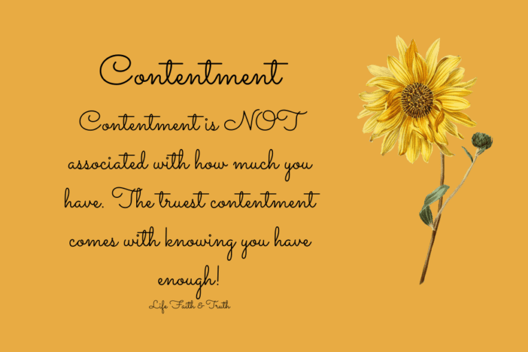 Why Is Contentment Important In Life