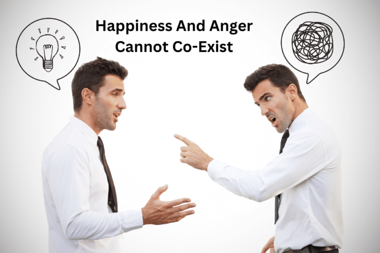 Happiness Cannot Co-Exist With Anger-two men in white shirts and ties