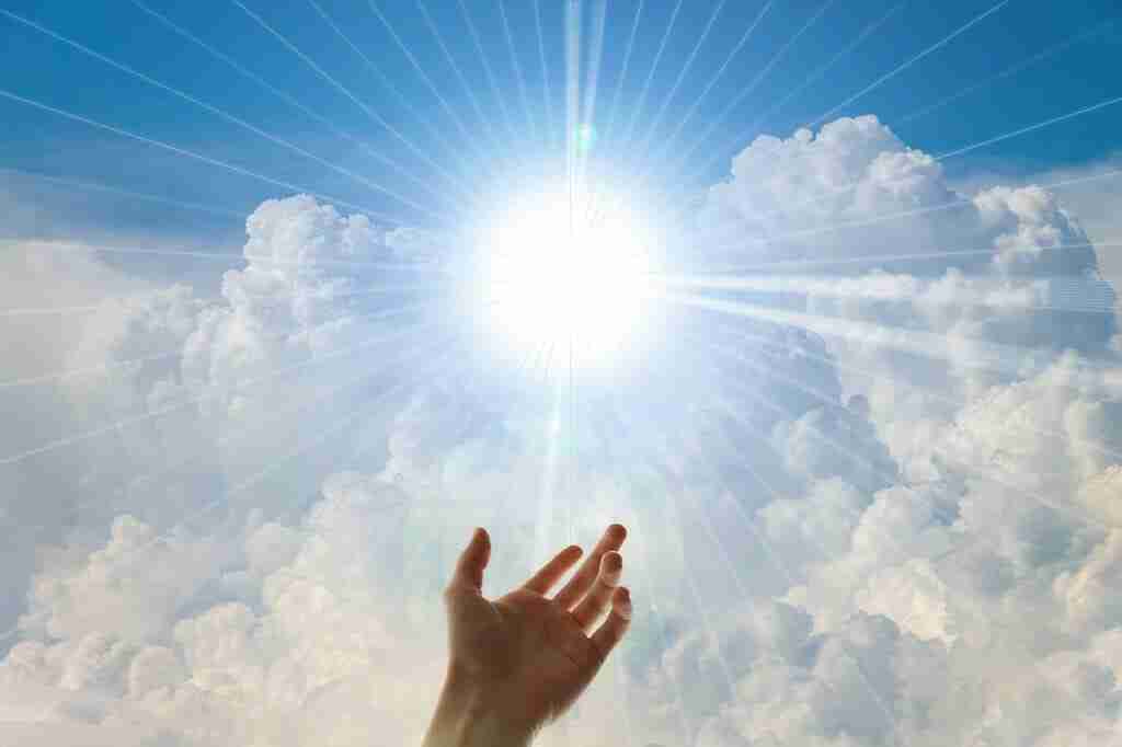 What Does It Mean To Seek God's Righteousness- a hand reaching for the sky