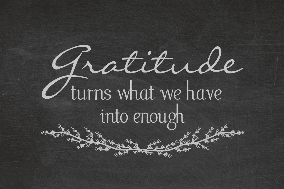 Gratitude