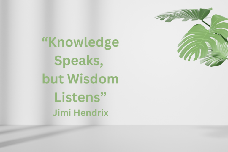 Knowledge vs. Wisdom: Key Differences and Pursuing Both-writing on the wall-with a standing plant