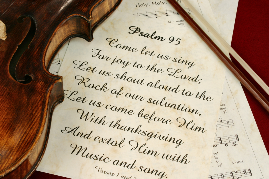 Scripture Daily Devotional Come let us sing...