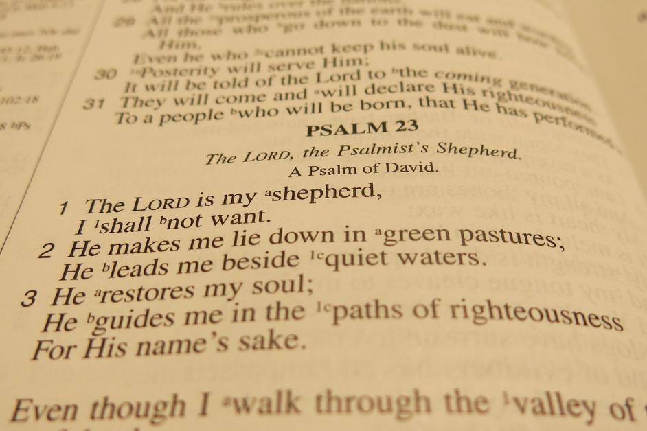 Scripture-The Lord is My Shepherd