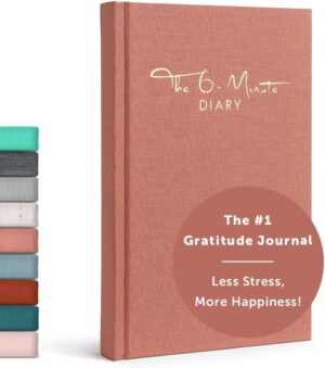 The 6-Minute Diary – Gratitude Journal with prompts – 3 million users – Self Care Journal