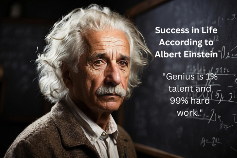 Success In Life According to Albert Einstein