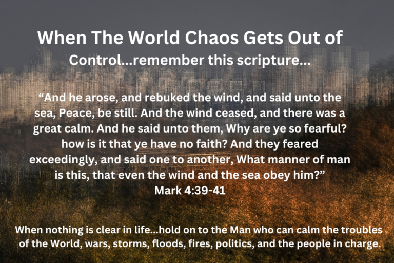 Biblical Prophecies in The Chaos of Today's World