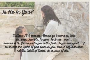 Christ In You-Is His Spirit In You