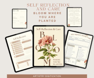 Self Reflection And Care Mockup and Pages
