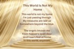 Daily Devotional-This World Is Not My Home