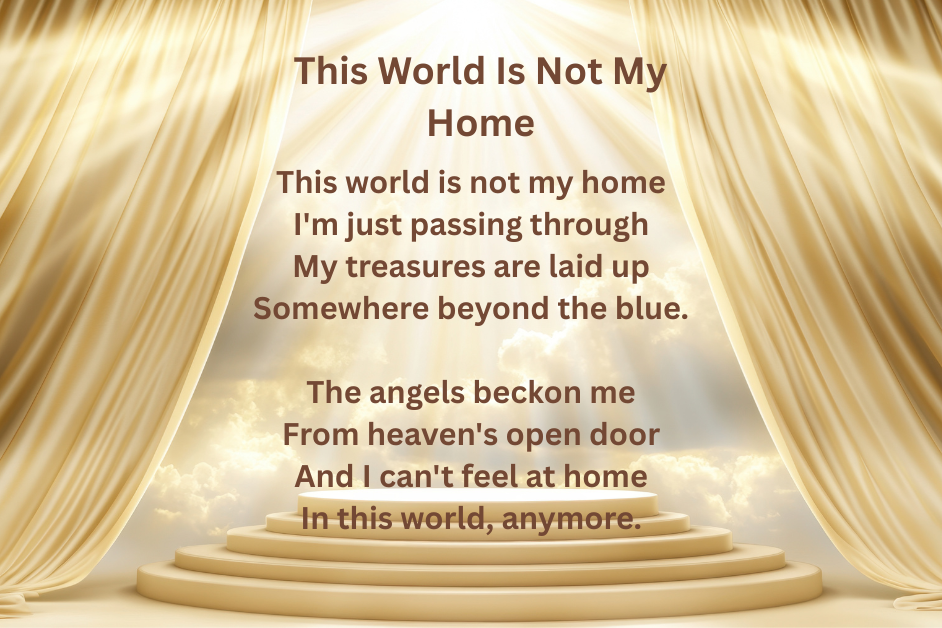 Daily Devotional-This World Is Not My Home