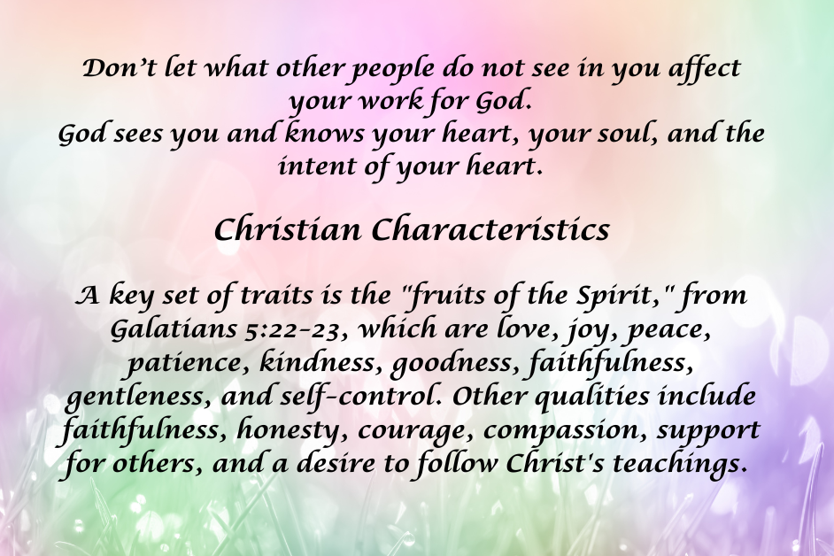 Rejected by Others-Accepted by God Image with writing of Christian Characteristics