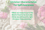 Christian Characteristics For Self-Awareness-flowers around with pillow and a Bible