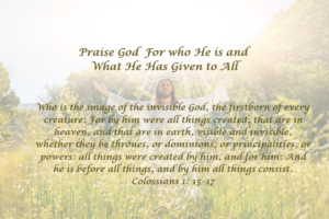 What Does Praising God Mean