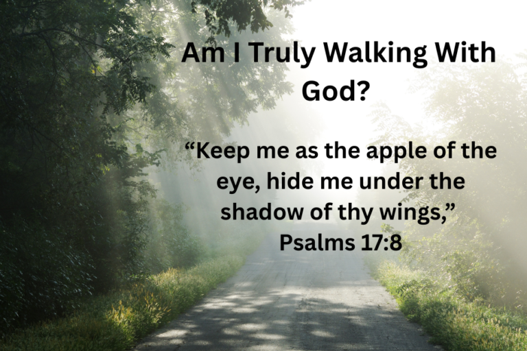 Am I Truly Walking With God
