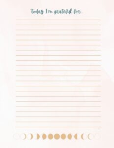 Gratitude Journal Page 2