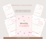 Monthly Planner Love And Joy