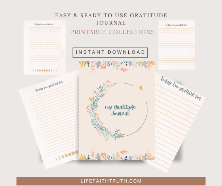 My Gratitude Journal Mockup