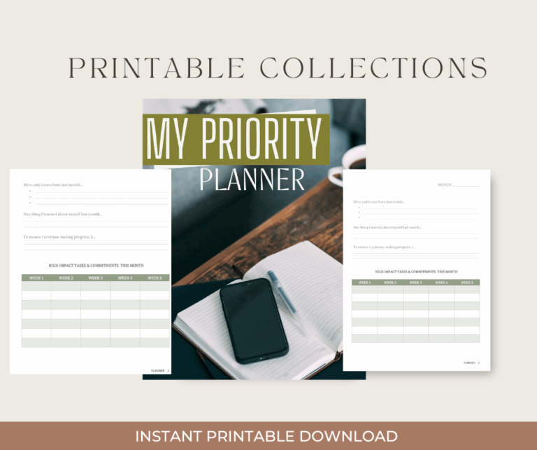 My Priority Planner