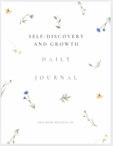 Self Discovery Growth Daily Planner Cover