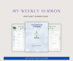 My Weekly Sermon Planner